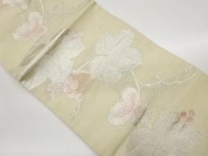 絽葡萄模様織出し名古屋帯